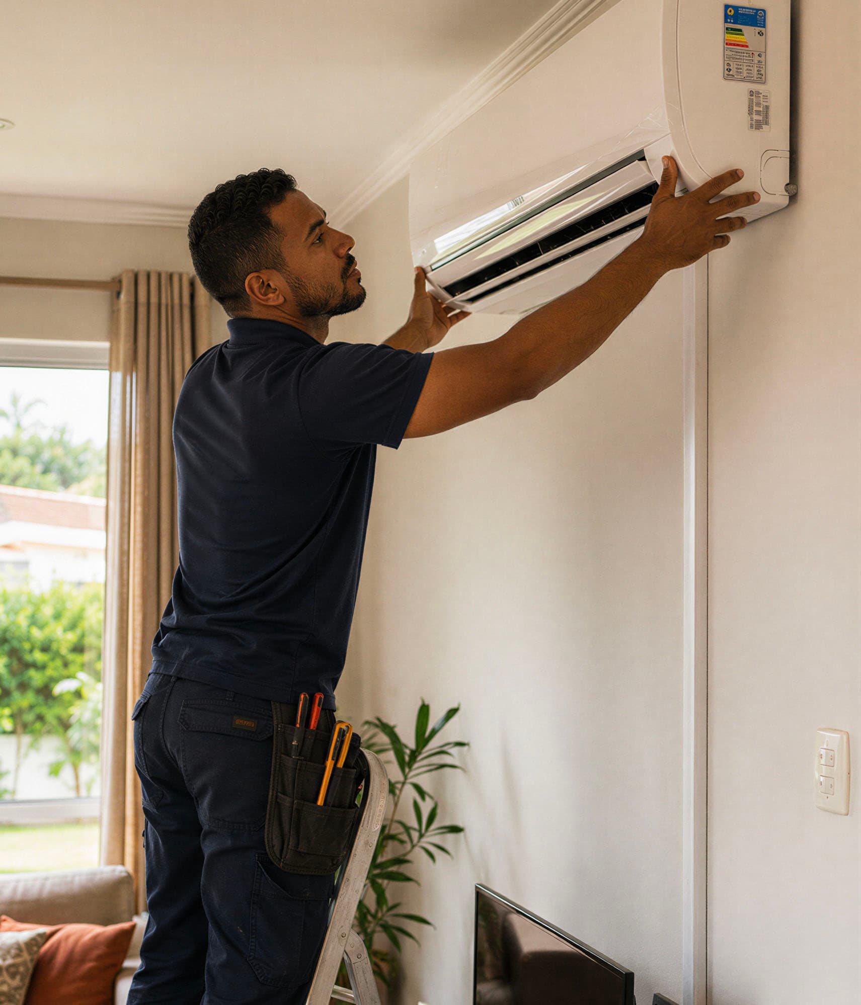 Serviços de ar-condicionado e refrigeração